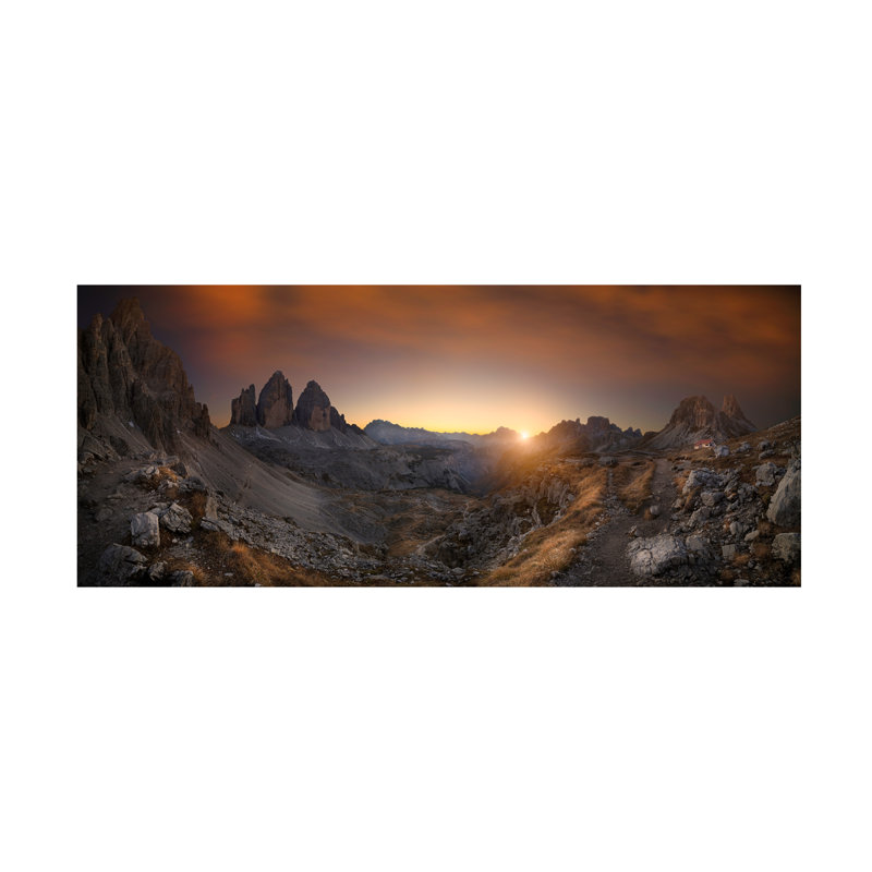 Art sur toile «Valley», H 10 po x l 24 po