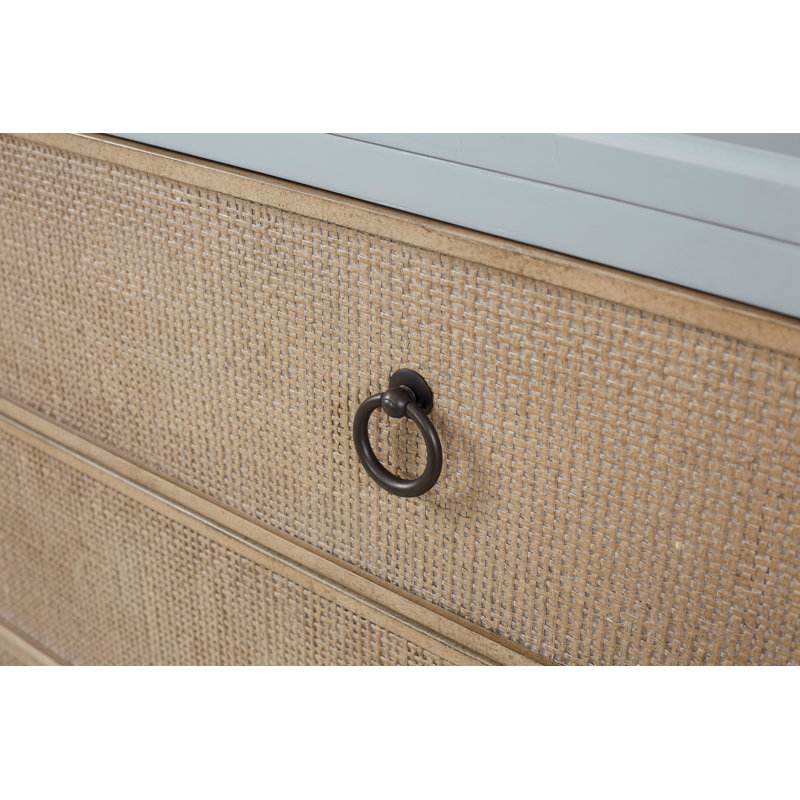 Dawson Wooden Hall Chest with Cane Fronts & 3 Drawers