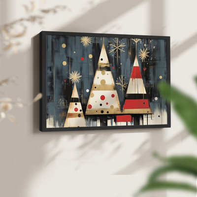 «Chirstmas Art» - Dccxxxxvi - Reproduction encadrée - Restickable