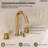 Widespread Bathroom Faucet 3 Hole, 2-handle Bathroom Sink Faucet with Drain Assembly -115761293