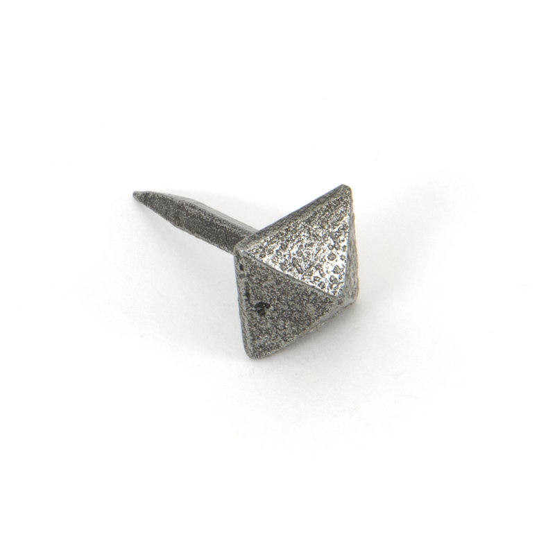 Pyramid Door Stud Door Accessory, Pewter