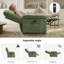 Fauteuil inclinable avec dossier épais, réglable de 110 ° à 160 °-1597159284