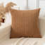 Ensemble de 2 housses de coussin en tissu velours côtelé à motif velours côtelé Boho pour coussin 18 x 18 pouces-123854119