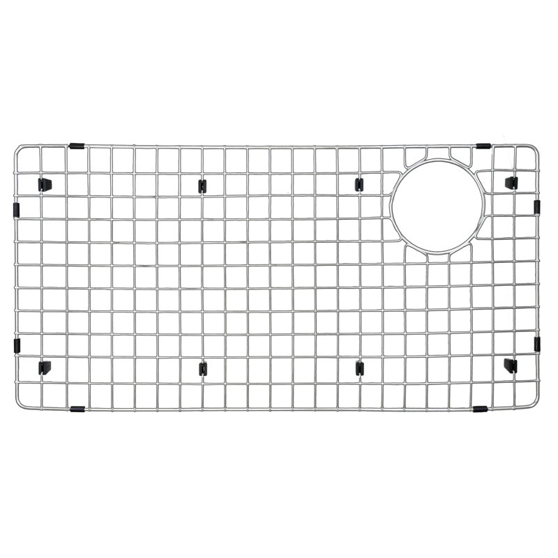 Karran 27-3 / 4 po X 13 3/4 po La grille inférieure en acier inoxydable convient aux modèles Qt-722 et Qu-722