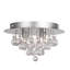 4-Light 35cm Crystal Flush Mount Ceiling Light