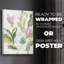 Floral Breeze Fresco II - impression sur toile seulement - NON CADRE