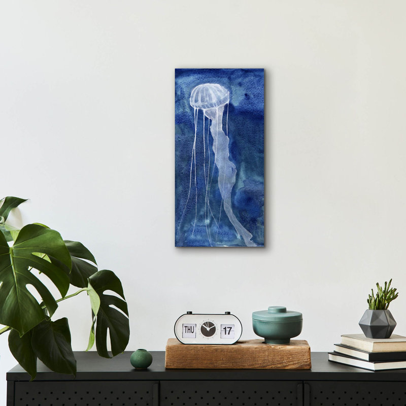 «Indigo Nettle 2» par Alicia Ludwig, art mural en verre acrylique
