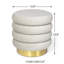 Repose-pieds en velours avec rangement 15,9 po-535914833