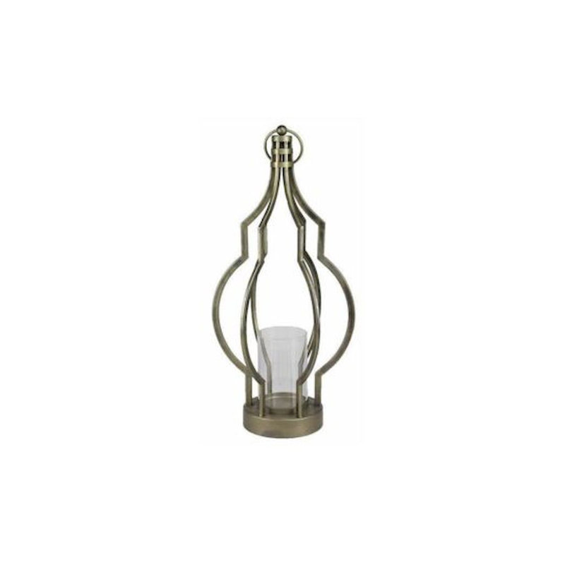 26'' H Glass Tabletop Lantern
