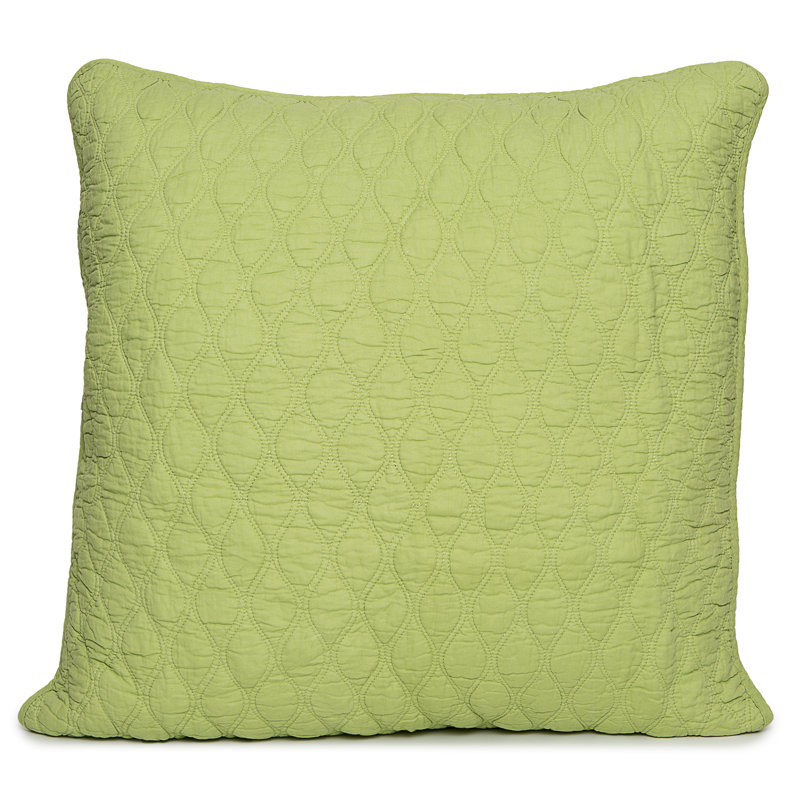 Coussin en coton Euro, Lime