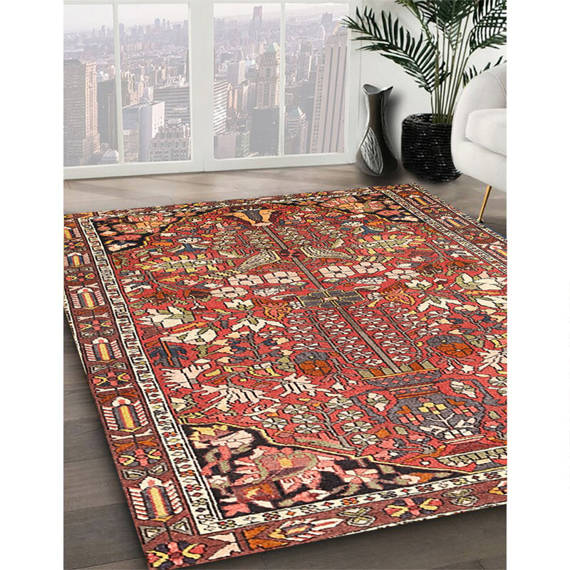 Tapis orange Southwestern, Rectangle 8 pi x 12 pi