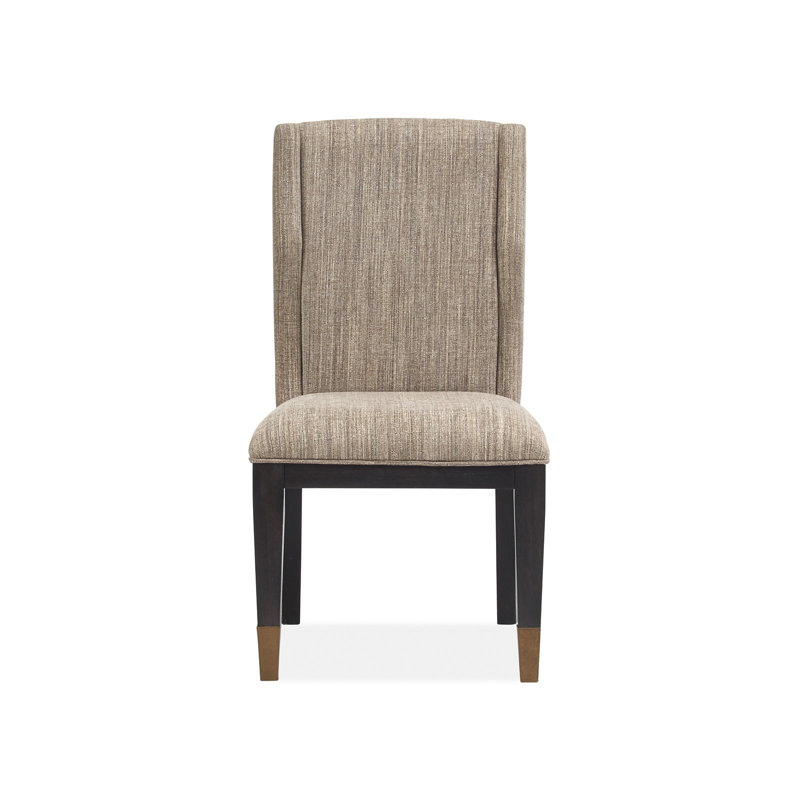 Bahily 14'' H Fabric Upholstered Oak Parsons Chair