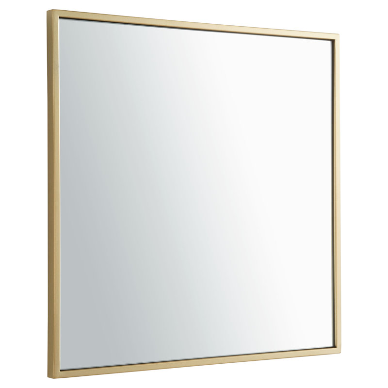 Gorgon Square Mirror, Gold