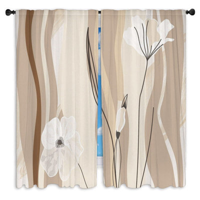 Tanai Polyester Room Darkening Curtain Pair