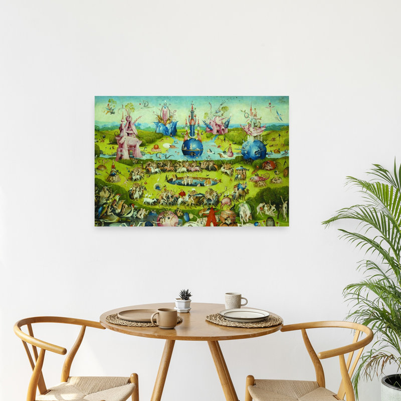 «Top of Central Panneau», impression d'art mural classique de la faune surréelle, H 24 po x l 36 po