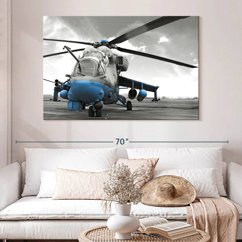 Pop héliport Mait, H 34 po x l 51 po