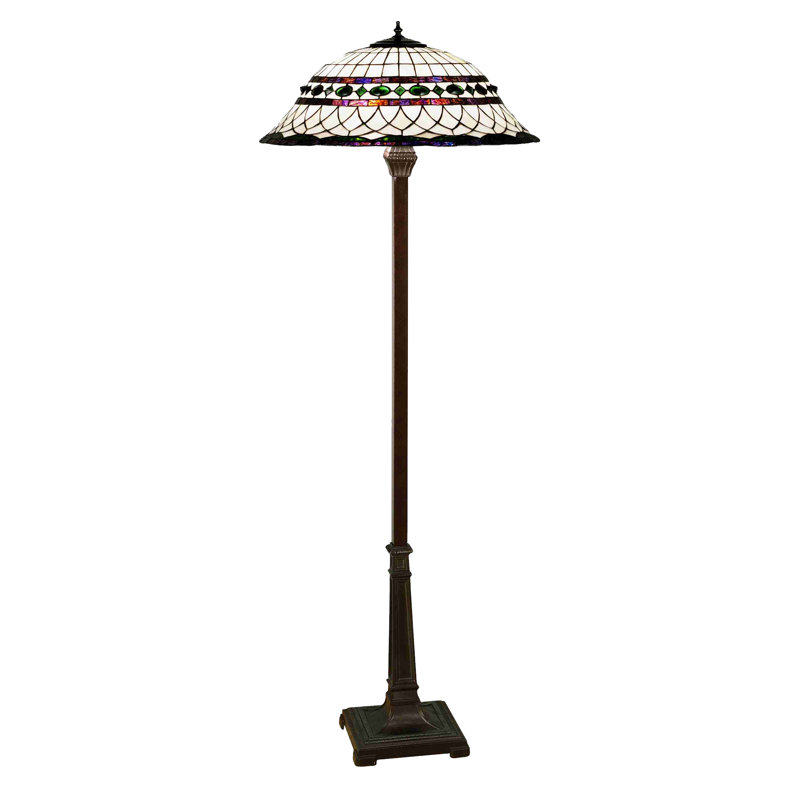 Lampe sur pied romaine 65 "H Tiffany