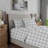 Wrinkle Resistant Brushed Cotton Blend Lightweight Sheet Set-364475952-345831856