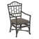 Chaise avec accoudoirs Chippendale