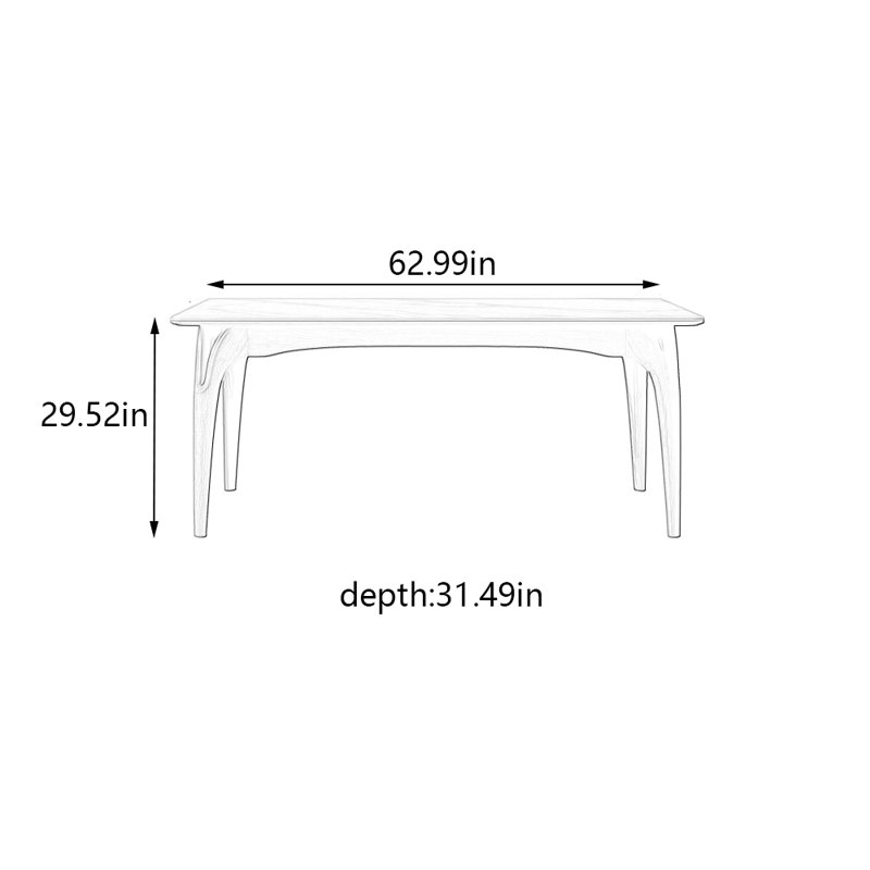 Hamite, H 29,52 po x L 62,99 po x l 31,49 po