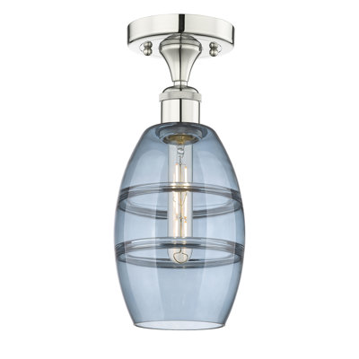 Plafonnier semi-encastré 1 lumière Edison - Abiagael