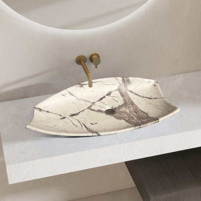 Lavabo de salle de bain 29 "en pierre Zen