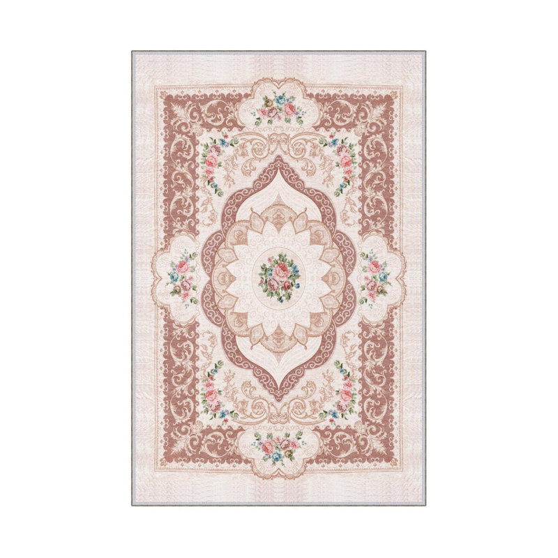Premium Hall Carpet (3.3 x 9.8 ft), 100% Polyester, 8 mm Pile Height | Antibacterial, Non-Slip PVC Dot Underside, 650 gr/m² | Machine Washable, 3D Digital Printing | Ideal for Living Room & Entryways, Durable & Stylish Design
