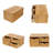 Adalard Mini Bamboo Desk Drawer Tabletop Storage Box with Three Drawers