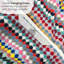Colourful Patterned Towels with Tassels-197034374