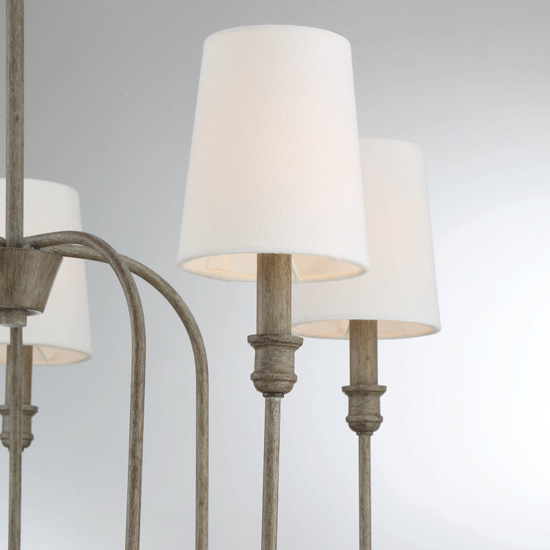 Sanibel 5-Light Chandelier, Gris