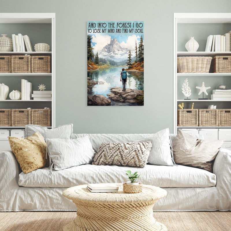 Impression sur toile, "Avalia", H 36 po x l 24 po x P 1,25 po