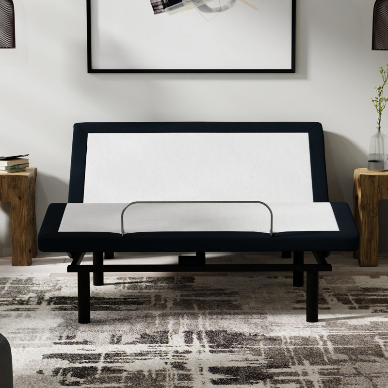 Base grand format réglable avec zéro, massage, base à DEL: charge, éclairage nocturne