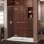 Porte de douche pivotante sans cadre de l 45 po x H 72 po Aqua Ultra