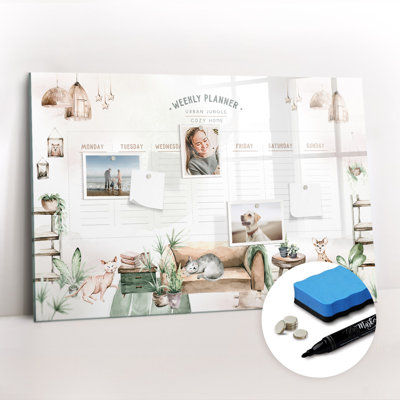 Magnetic Glass Dry Erase Board