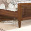 Lit plateforme en bois avec tête de lit capitonnée French French-1134046046