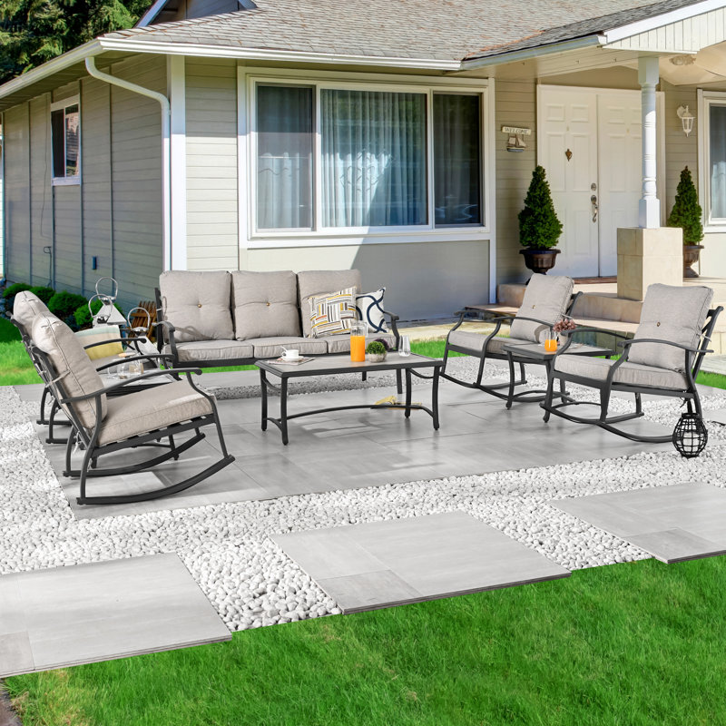 8-Piece conversation set, Gray