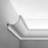 4 in x 4 in x 78-3/4 in Primed White Plain Polyurethane Crown Moulding