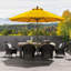 Parasol de patio en oléfine 9 pi 9 pi-681813154