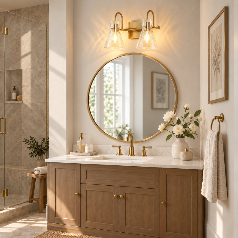 Éclairage de meuble-lavabo à intensité variable Layni, 2