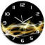 Johnetta Glass Wall Clock