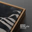 Black White Palm Tree Leaf Minimalist Artwork Neutral Decor Framed Canvas 2 Pieces Print Wall Art-119463622-92285558-92285555
