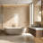 Calypso Beige Glossy 2.5x10 Porcelain Subway Wall Tile-129068637