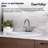 20'' x 17'' White Oval Vitreous China Drop-in Bathroom Sink with Overflow-101986762