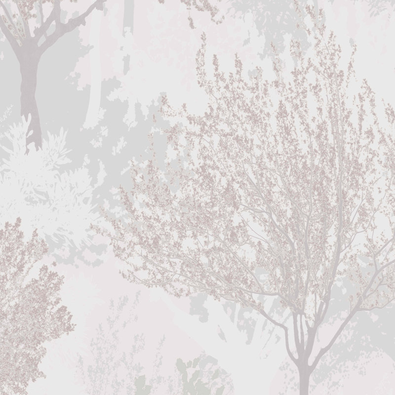 Zen Wallpaper Double Roll, Mauve