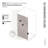 Ursa 36 in. x 78 in. Fully Frameless Bronze Tinted Single Fixed Shower Panel-89211432