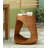 MGO Hollow Side Table, Wood-like texture-2098280051