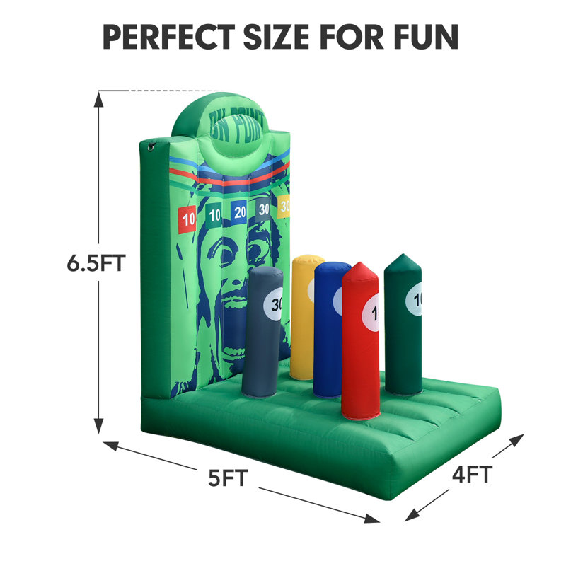 Jeu de carnaval gonflable anneau 6,5 x 4 pi Wellcomer - Poutres