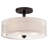 Glass Semi Flush Mount