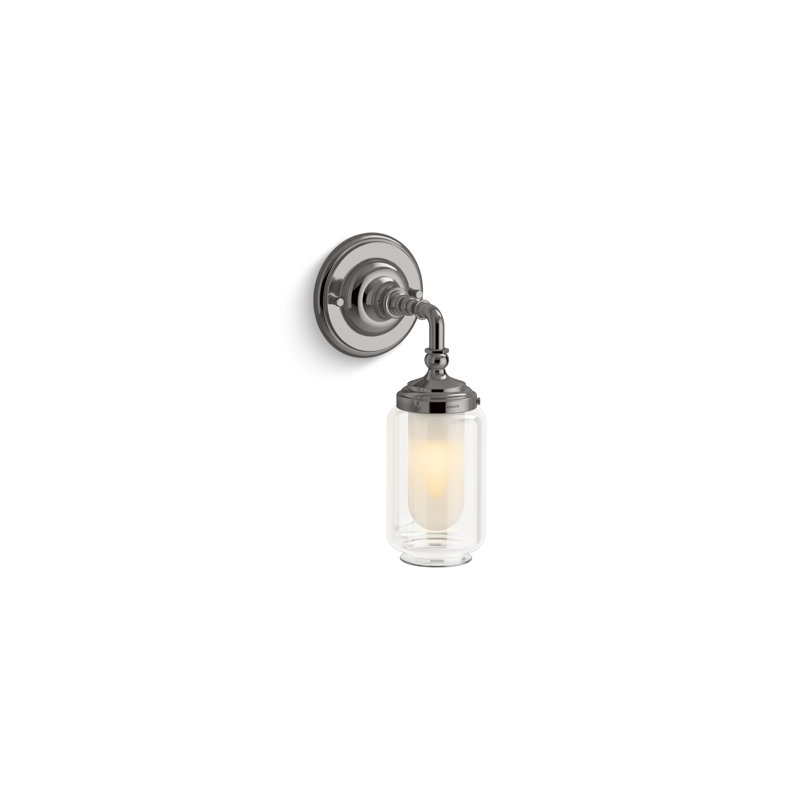 Artifacts One-Light Sconce, Titanium