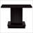Fiona Cappuccino Engineered Wood Pedestal Console Table, A Sturdy And Stylish Addition For Any Interior Space.